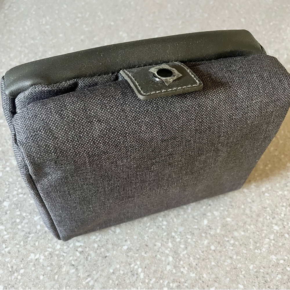Bvlgari Gray Travel Organizer Toiletries Bag